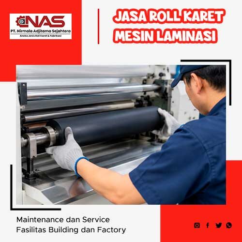 jasa roll karet mesin laminasi